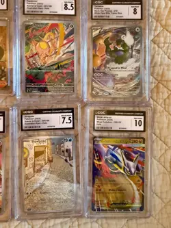 Bulk Graded Pokemon Card Slab Lots (10) - EX/Trainer/Full Art/Illustration Rare - Image 3
