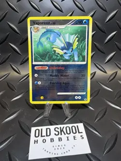 Pokemon TCG Platinum Rising Rivals ~ Vaporeon Reverse Holo 34/111 ~ LP+ - Image 1