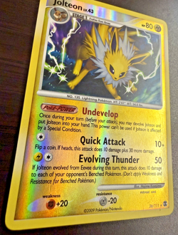 Jolteon LV.43 26/111 Rising Rivals Reverse Holo Pokemon TCG Card Near Mint NM - Image 2