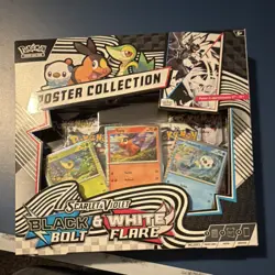 Pokemon TCG Scarlet & Violet Black Bolt & White Flare Poster collection - Image 1