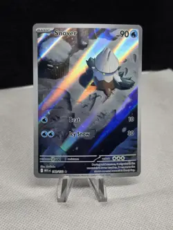 2025 Pokemon Mega Evolutions SNOVER 140/132 Illustration Rare - Image 1