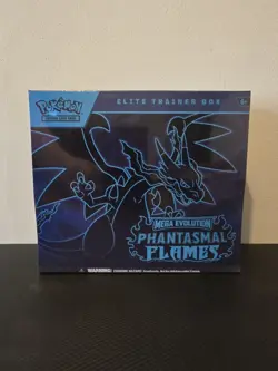 Pokemon Mega Evolution Phantasmal Flames Elite Trainer Box ETB NEW SEALED - Image 1