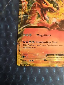 Pokemon TCG Charizard EX Flashfire XY Holo Rare Card 12/106. Very Nice - Image 3