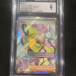 Pokemon TCG Iono 254/193 Full Art Paldea Evolved Scarlet & Violet - NM/M - Image 1