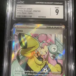 Pokemon TCG Iono 254/193 Full Art Paldea Evolved Scarlet & Violet - NM/M - Image 3