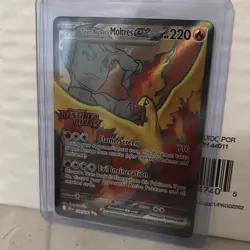 Team Rocket's Moltres ex - (Destined Rivals Stamp) 208/182 Pokemon - Image 1