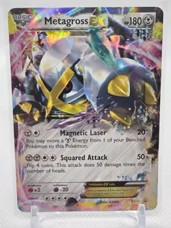 POKEMON - METAGROSS EX (#XY34) 2014 BLACK STAR PROMO 🔥 - Image 1