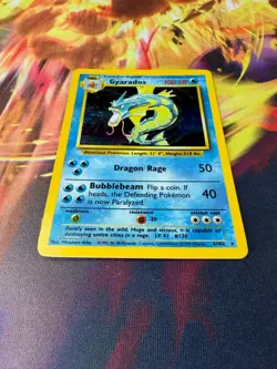 Gyarados 6/102 LP-NM Holo Rare Base Set 1999 Pokemon TCG - Image 2