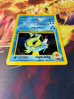 Gyarados 6/102 LP-NM Holo Rare Base Set 1999 Pokemon TCG - Image 3