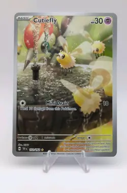 Cutiefly 172/162 SV05: Temporal Forces Holo Pokemon TCG Illustration Rare - Image 1