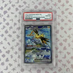 Zapdos EX Holo PSA 10 Scarlet & Violet 151 Pokemon TCG - Image 1