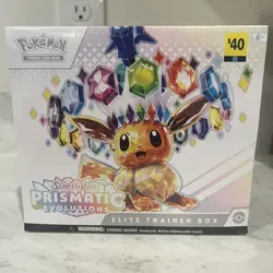 Pokemon Scarlet & Violet: Prismatic Evolutions Elite Trainer Box New Sealed ETB - Image 1