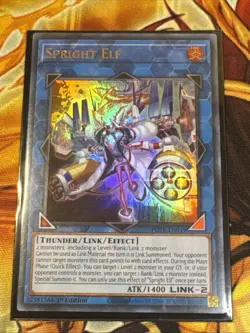 Spright Elf POTE-EN049 1st Ultra Rare NM Yugioh Card - Image 1