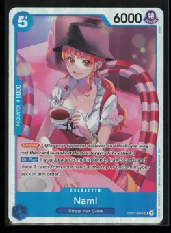 Nami - OP11-054 OP11-054 One Piece Learn Together Deck Set Super Rare Near Mint - Image 1