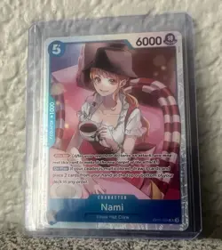 Nami OP11-054 SR ONE PIECE Tcg Card Game NM BLUE - Image 1