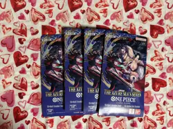 One Piece Op-14 EB04 Single Sleeved Booster English LOT OF 4 - Image 1
