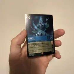 Disney Lorcana Hades Infernal Schemer 151/204 EN NM Fabled Legendary Cold Foil - Image 1