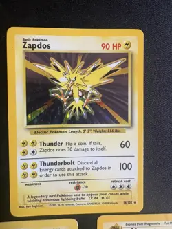 Pokemon 5 Holo Card Lot Shadowless Raichu, Zapdos, Magneton, Jolteon, Base, Gym - Image 4