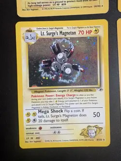 Pokemon 5 Holo Card Lot Shadowless Raichu, Zapdos, Magneton, Jolteon, Base, Gym - Image 5