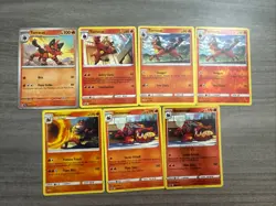 Litten Torracat Incineroar Pokemon Card Collection Lot Of 15 With Reverse Holos - Image 2