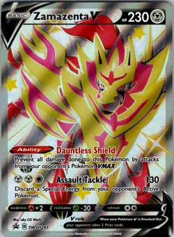 Zamazenta V (Shiny) - Promo SWSH: Sword & Shield Promo Cards SWSH293 NM Holo - Image 1