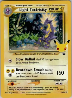 Light Toxtricity Promo SWSH: Sword & Shield Promo Cards SWSH137 NM Holo - Image 1