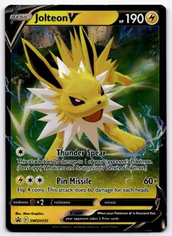 Jolteon V - SWSH151 SWSD Promo SWSH: Sword & Shield Promo Cards NM - Image 1