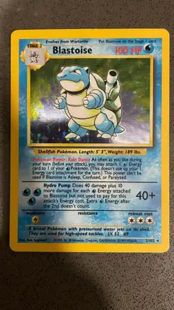 Base Set Unlimited Pokemon Cards Blastoise, Alakazam and Venosaur - Image 2