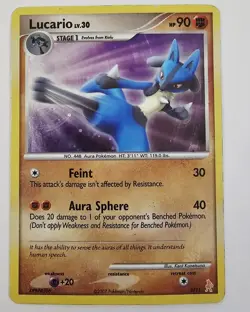 Pokemon Lucario LV.30 Holo Rare Card Space-Time Creation DPBP#506 LP - Image 1