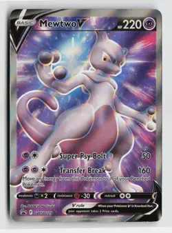 Pokemon - Mewtwo V - SWSH229 SWSH: Sword & Shield Promo Cards - Promo - NM - Image 1