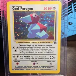 Pokemon Cool Porygon Wotc Promo Holo English Card No.15/53 Basic HP50 - Image 1