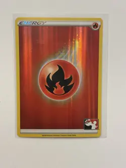 Fire Energy Line Holo Pokemon Prize Pack Series 1 Card FAST SHIP H* - Image 1
