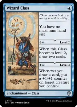 Wizard Class Commander: Bloomburrow LP 112 - Image 1