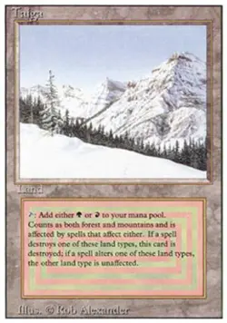 MTG English Taiga Light Play Normal Revised - Image 1