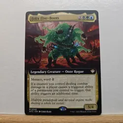 MTG Magic Outlaws of Thunder Junction Felix Five-Boots MYTHIC Regular 0042 - Image 1