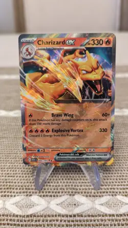 Pokemon TCG 151 Scarlet & Violet English Charizard EX #006/165 NM Pack Fresh! - Image 1