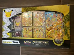 Pokemon Celebrations 25th Anniversary Pikachu V-union Premium Playmat Collection - Image 1