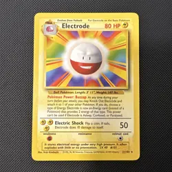 Electrode - 21/102 - Pokemon Base Set Unlimited Rare Card WOTC HP - Image 1