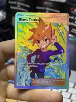 Blue's Tactics 231/236 Unified Minds 2019 Full Art Holo Pokemon Card TCG - Image 3