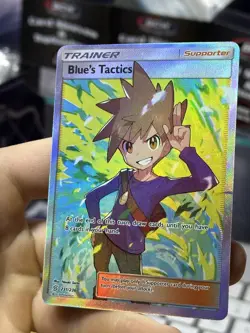 Blue's Tactics 231/236 Unified Minds 2019 Full Art Holo Pokemon Card TCG - Image 4