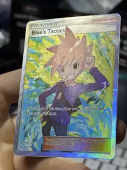 Blue's Tactics 231/236 Unified Minds 2019 Full Art Holo Pokemon Card TCG - Image 5