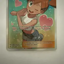 Pokemon Misty's Favor Full Art Card Sun & Moon Unified Minds LP EBAY AUTHENTICAT - Image 5