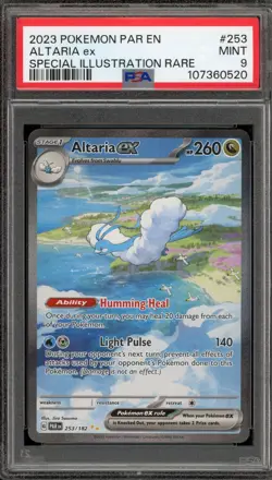 Pokemon Altaria ex Paradox Rift Special Illustration Rare #253 PSA 9 Mint - Image 1