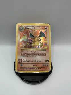Pokemon TCG Charizard 6/102 Base Set Holo 1999 Rare Card Stock Single Card - Image 1