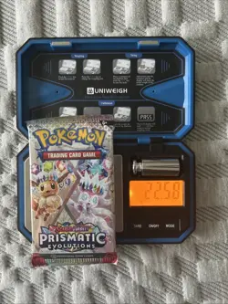HEAVY 🔥22.58g🔥 Pokemon TCG Prismatic Evolutions Booster Pack SEALED - Image 1