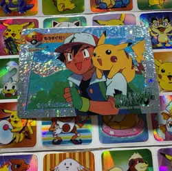 Pokemon Charizard Vintage Pocket Monsters Vending HOLO Prism Sticker 99 Nintendo - Image 3