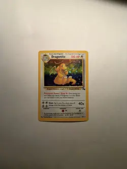 Dragonite 4/62 Fossil Set Rare Holo Pokemon Card WOTC 1999 - Image 1