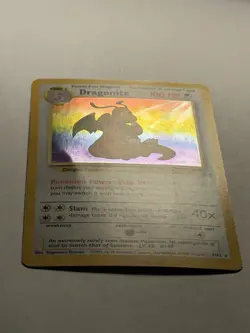 Dragonite 4/62 Fossil Set Rare Holo Pokemon Card WOTC 1999 - Image 2