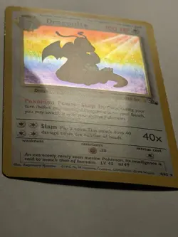 Dragonite 4/62 Fossil Set Rare Holo Pokemon Card WOTC 1999 - Image 3