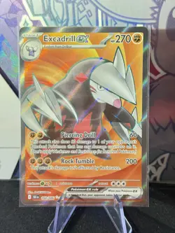 Excadrill ex 160/086 Ultra Rare Pokemon Black Bolt English Near Mint - Image 1